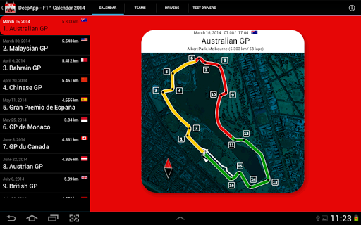 【免費運動App】Racing Calendar 2014-APP點子