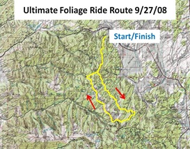 Foliage Route Map Captions