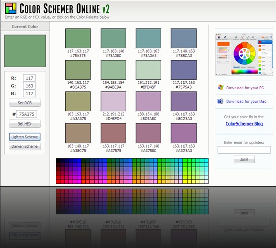Color Scheme Online V2