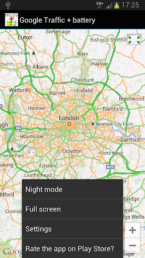 【免費交通運輸App】Google Traffic + battery-APP點子