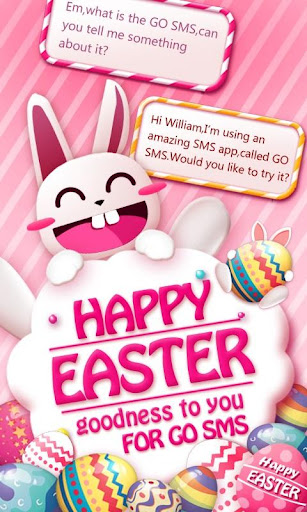 【免費個人化App】GO SMS PRO HAPPY EASTER THEME-APP點子