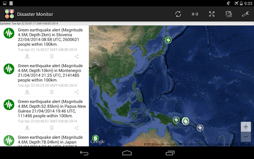 【免費新聞App】Natural Disaster Monitor-APP點子