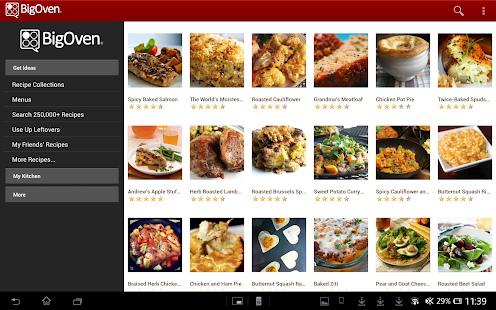 Where can you find BigOven recipes?
