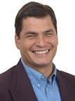 Foto de Rafael Correa (Wikipedia)