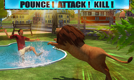 Angry Lion Attack 3D poster 4