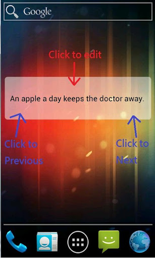 A Text Widget