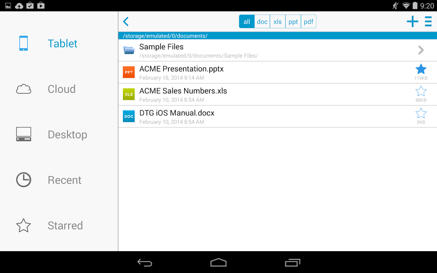 Docs To Go - Free Office Suite - screenshot