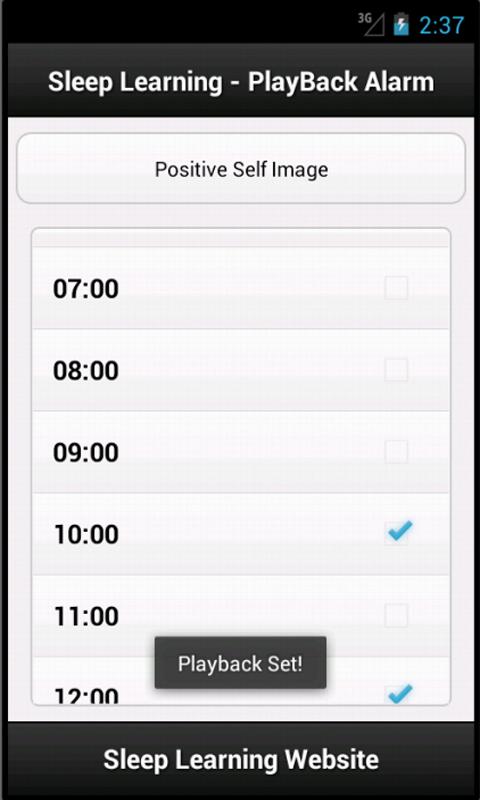 Self Image Affirmations Screen 2
