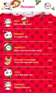 GO SMS CHRISTMAS CAT THEME(圖4)-速報App