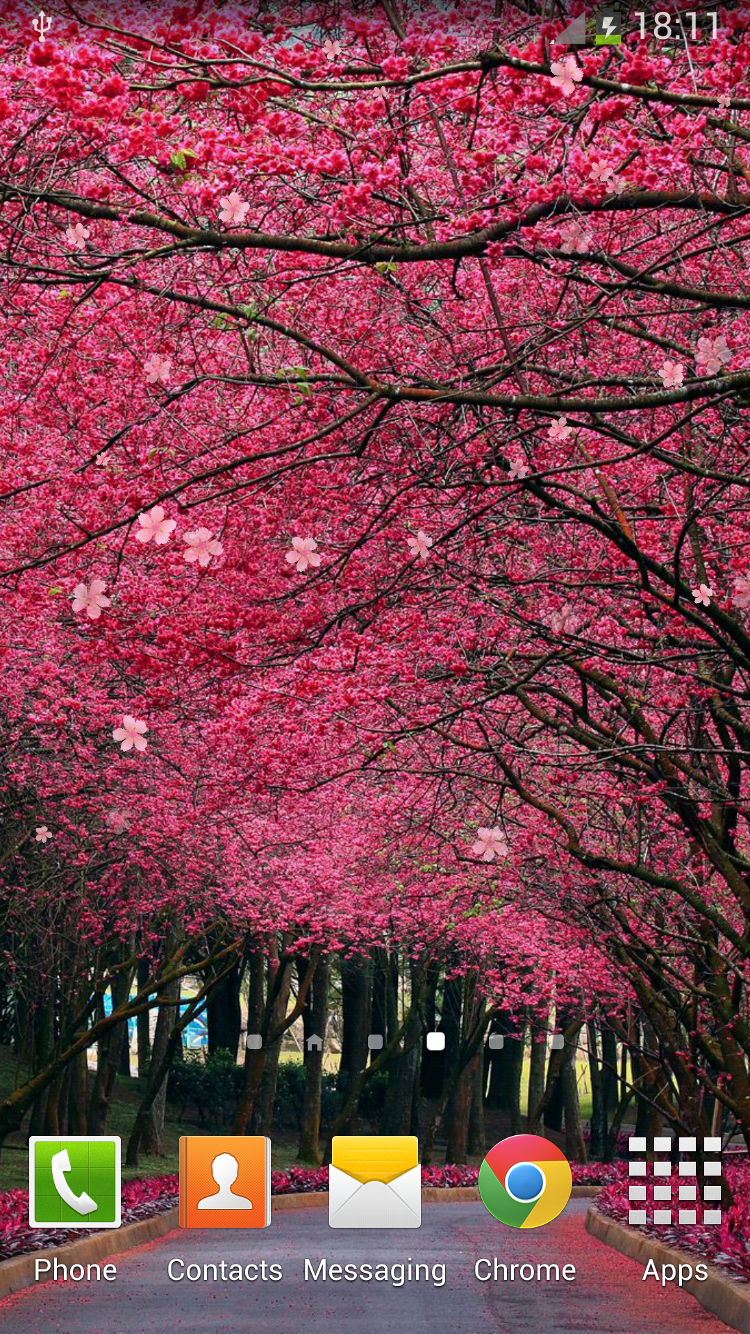 Android application Sakura Live Wallpaper screenshort