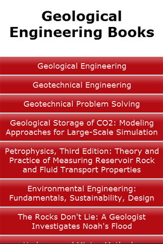 Geological Engineering Books