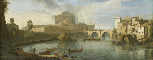 The Tiber at Castel Sant’Angelo, Seen from the South