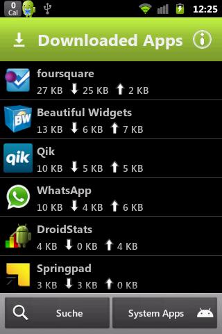 DroidStats Premium (Key) Screen 2