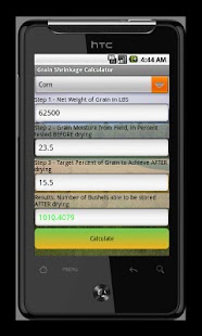 Free Download Grain Shrinkage Calculator APK for Android