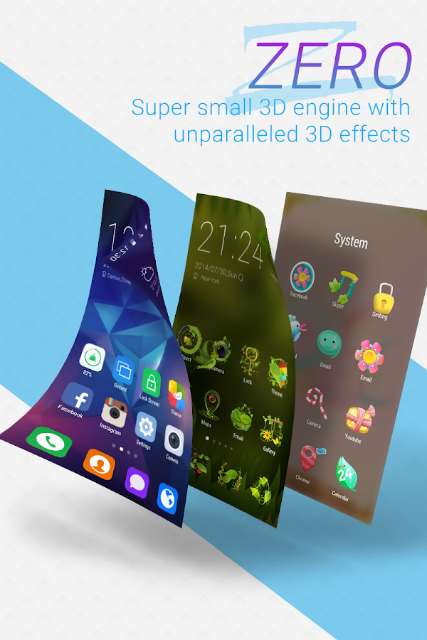 ZERO LAUNCHER - Giao Diện