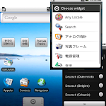 Any Locale, a switching widget Apk