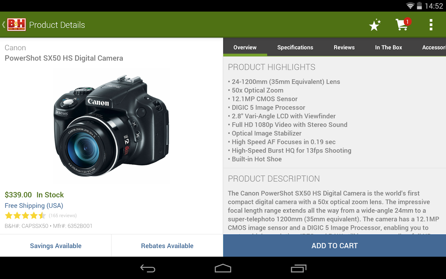 B&H Photo Video Pro Audio screenshot