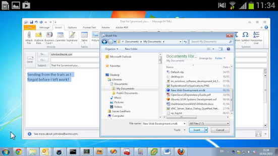 VNC Viewer Screenshot