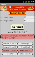 BMI Calculator APK 螢幕截圖圖片 #3