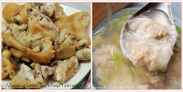 屏東里港。趙壽山餛飩豬腳