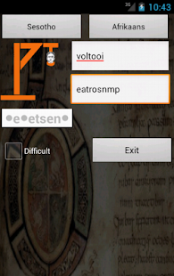 Afrikaans Sesotho Dictionary Screenshots 3