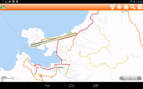 Saint Lucia Offline mappa Map Screenshots 1