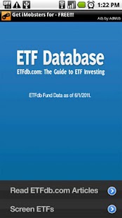 Pocket ETF Database