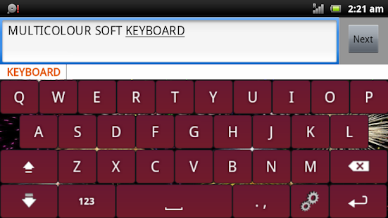 Multicolor Soft Keyboard Free(圖2)-速報App