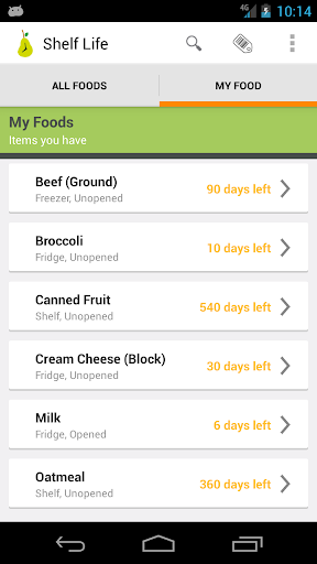 【免費生活App】Shelf Life-APP點子