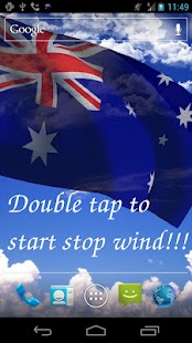 3D Australia Flag LWP + Screenshots 3