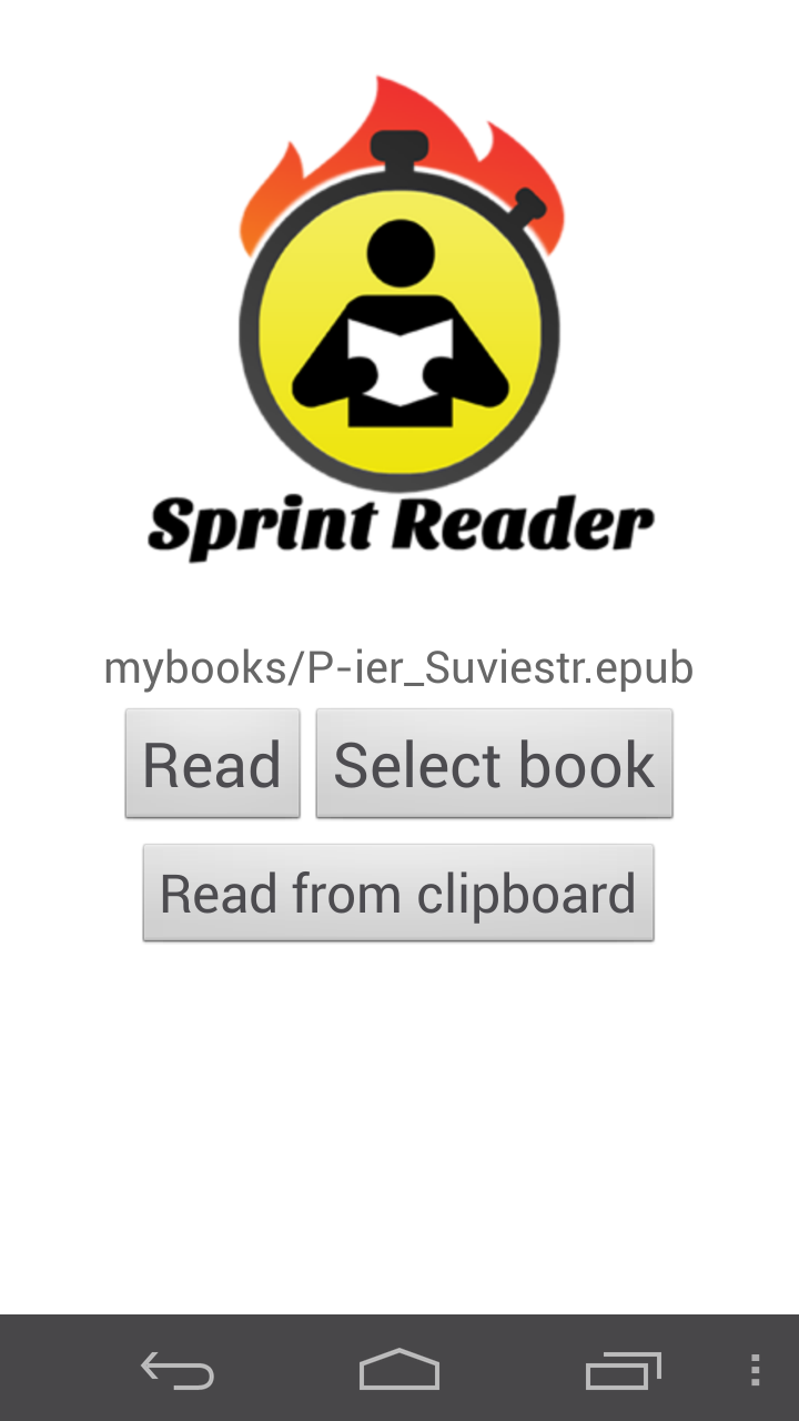 Sprint Inspired by Spritz Screen 2