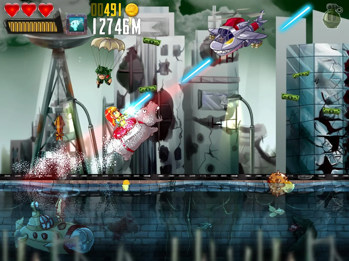 Ramboat: Hero Shooting Game - screenshot
