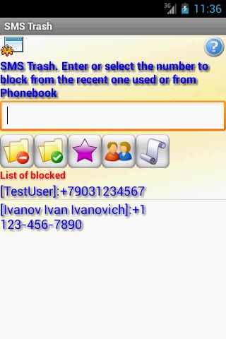 SMS Trash + Widget