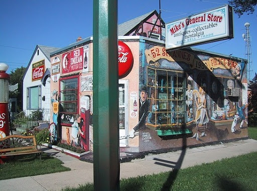 Mural on Mike's General Store