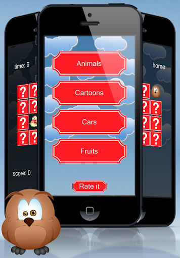 Memory game for kids : Cartoon