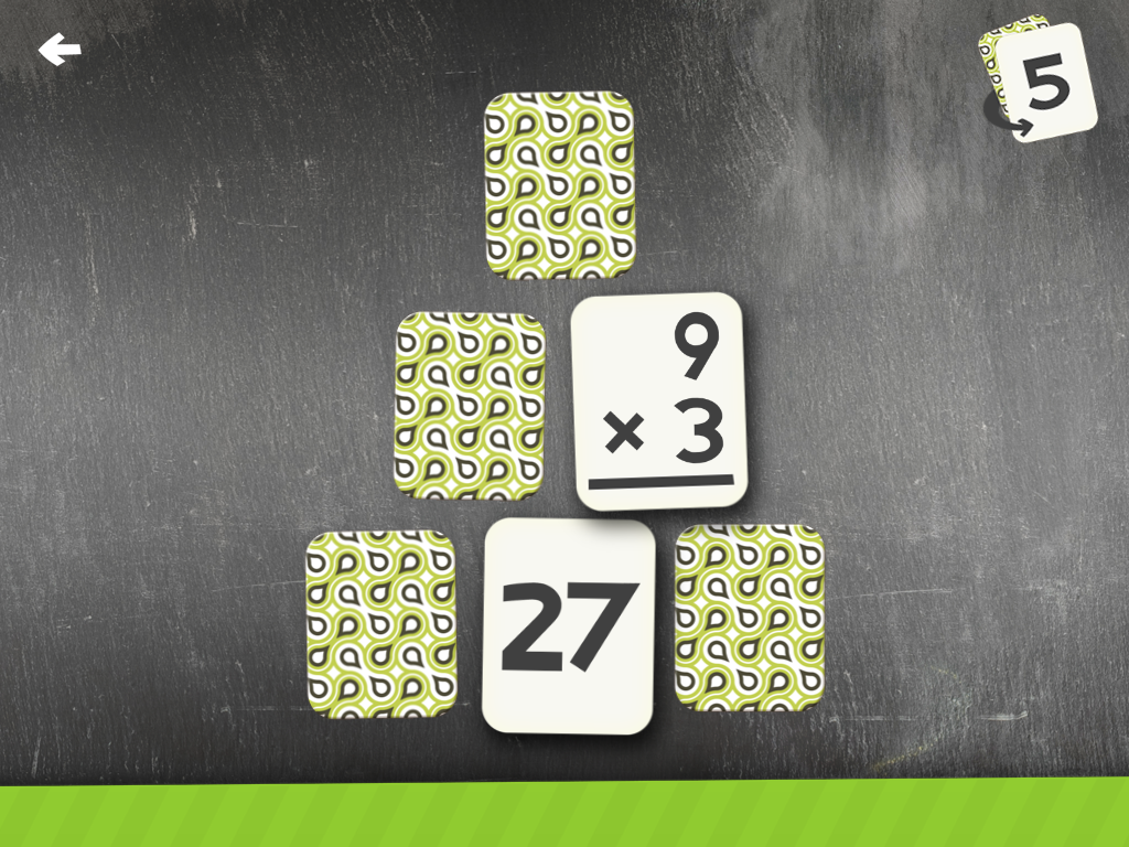 Multiplication Flash Cards Games Fun Math Practice Android Apps on