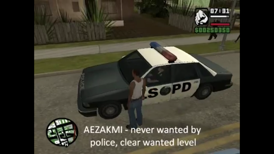 GTA San Andreas Cheats - screenshot thumbnail