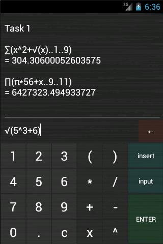 Matek Calculator