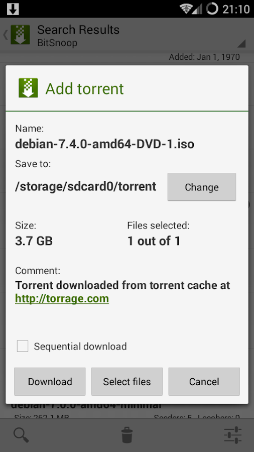 tTorrent Pro - Torrent Client - screenshot