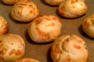 Choux Pastry Puffs (Gougeres) + Video