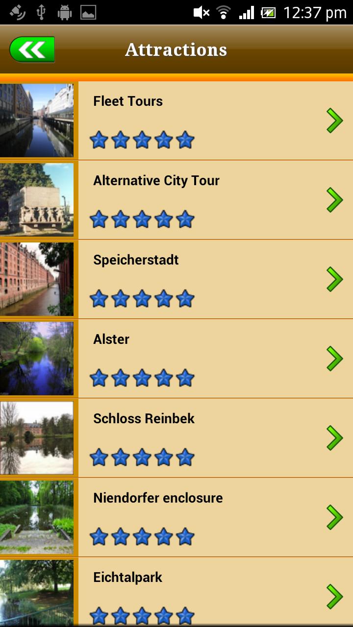 Hamburg Offline Map Guide Screen 3