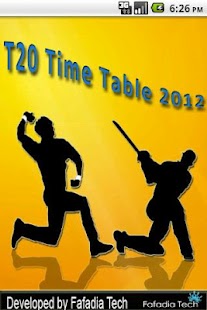 How to get T20League TimeTable 2012 lastet apk for android