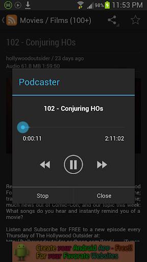 【免費媒體與影片App】Podcaster Lite Podcast Player-APP點子