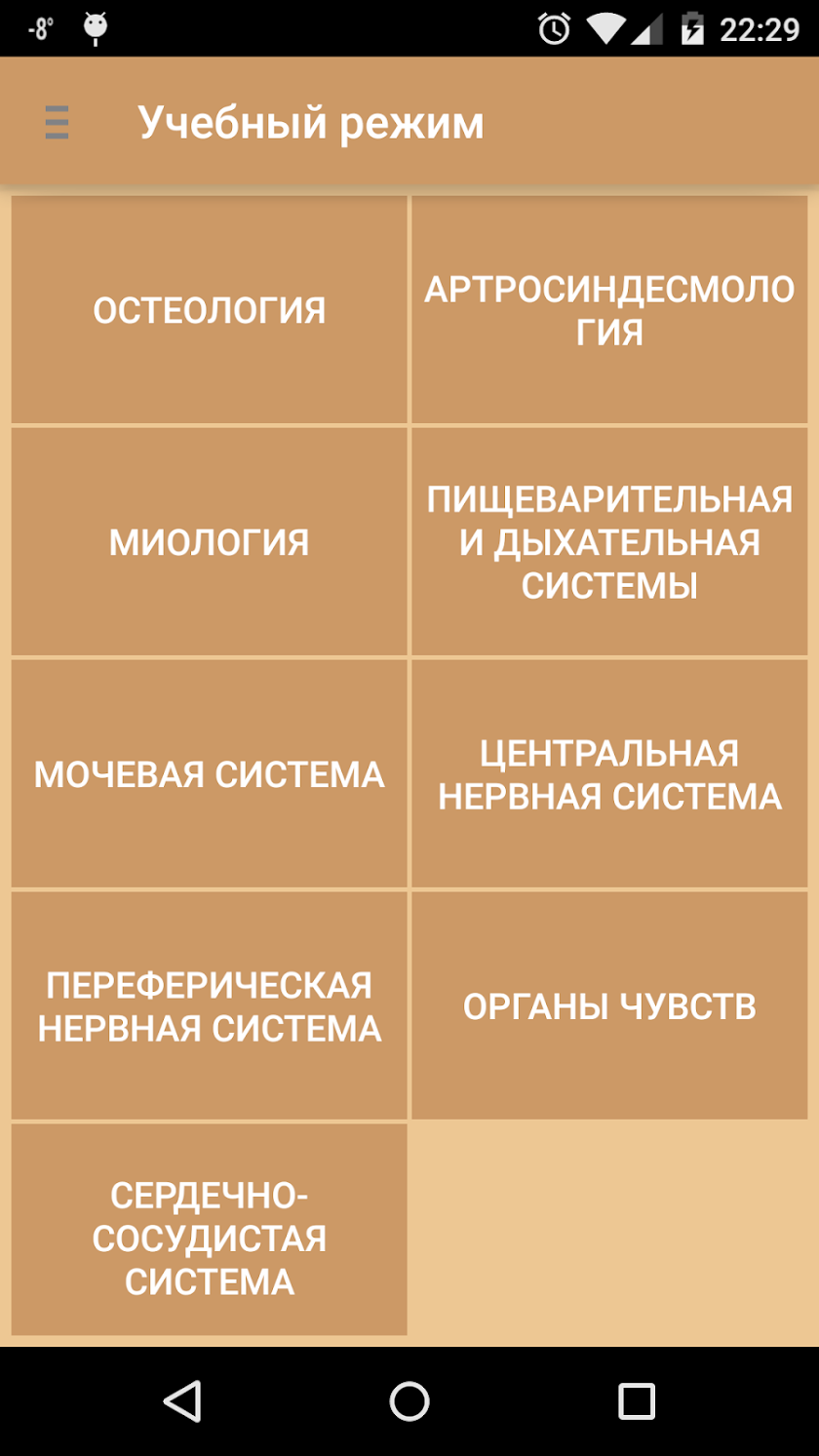 Тесты анатомия Screen 2