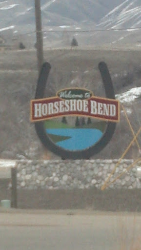 Welcome to Horseshoe Bend Sign