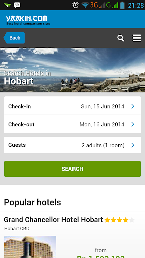 Hobart Hotels Comparison