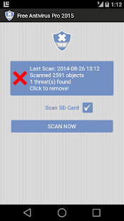 Antivirus Pro 2015 - náhled