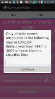 Sélecteur De Nom De Bébé APK capture d'écran Thumbnail #5