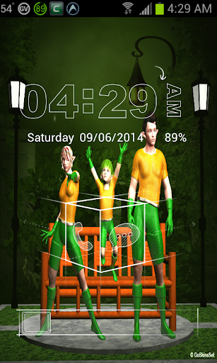 3D Elf Go Locker Theme