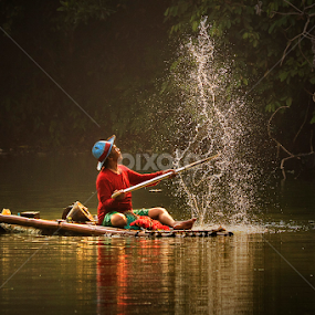 Water Play by Andreas Sugiarto - People Professional People